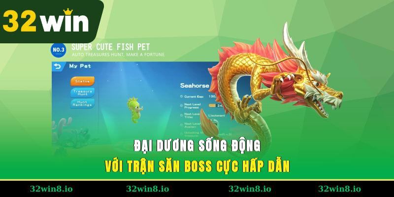 Bắn Cá JILI - Chinh Phục Đại Dương Thú VỊ, Săn Boss Liền Tay 2 Đại dương sống động với trận săn boss cực hấp dẫn