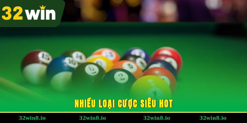 Luật Chơi Cược Bida An Toàn, Dễ Thắng Lớn Tại 32WIN 3 Nhiều loại cược siêu hot